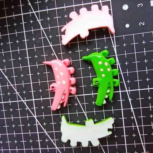Resin flat back crocodile 29mm Scrapbook Embellishment DIY Phone Decoration