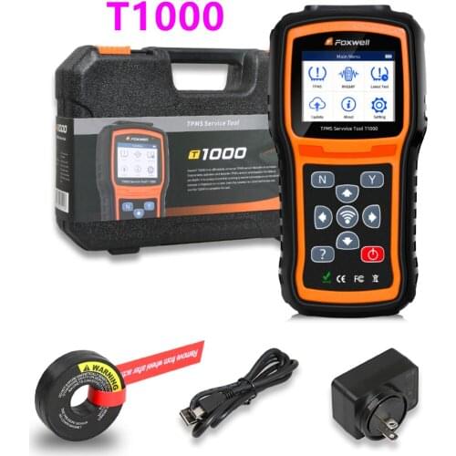 Foxwell T1000 TPMS Trigger Tool TPM Sensor Lifetime Free Updates Online Replace Foxwell NT1001