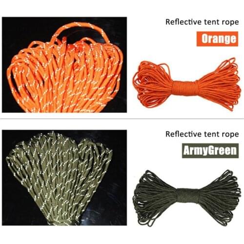 Umbrella Rope 31 Meters Outdoor Reflective 9 Core Umbrella Rope Binding Safety Climbing Rope Tent Wind Rope Tent Accessories