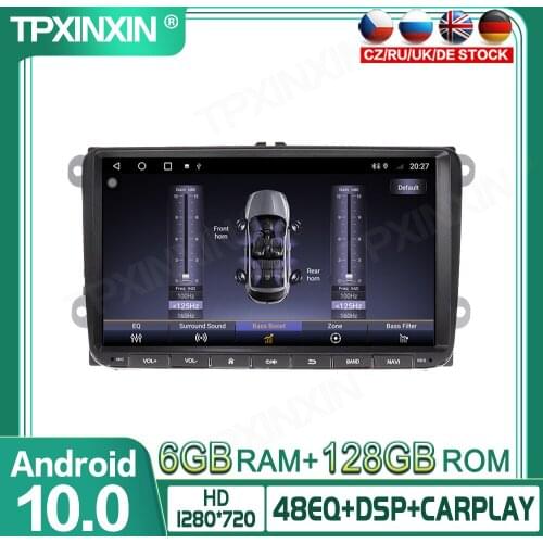 Android 10.0 For Volkswagen series universal Car Multimedia Player GPS Navigation Headunit Radio Audio Stereo Tape Recorder