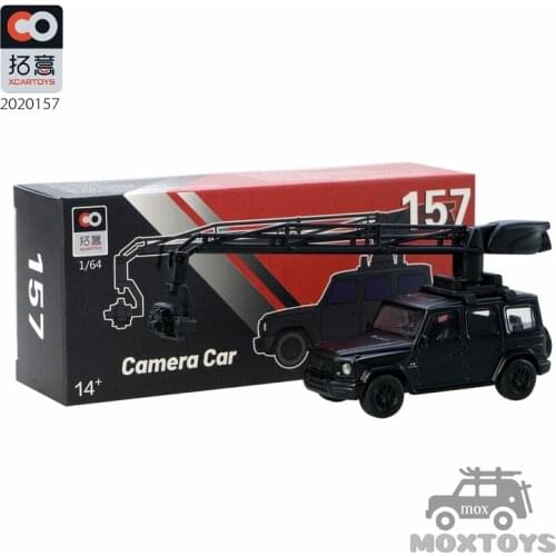 XCarToys 1:64 G63 SUV Camers Car Black Diecast Model Car