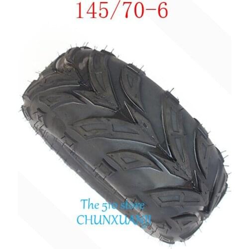 2PCS Best-selling 6 Inch ATV Tire 145/70-6 4 wheel vehcile Fit for 50cc 70cc 110cc Small ATV Front Or Rear Wheels