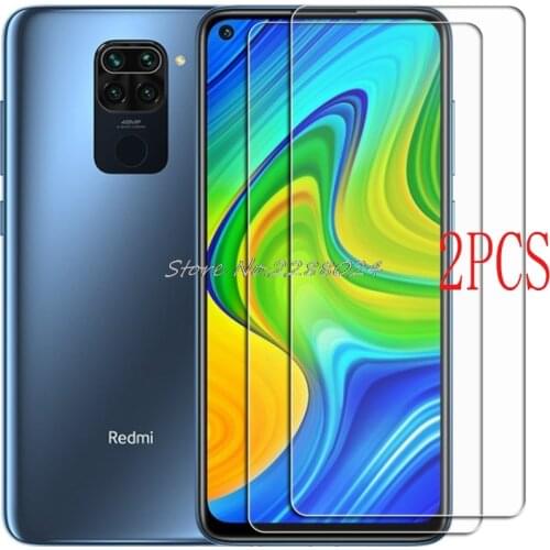 2PCS Xiaomi Redmi Note 9 NOTE9 Tempered Glass Protective FOR Redmi 10X 4G 6.53" Screen Protector Glass Film phone Cover