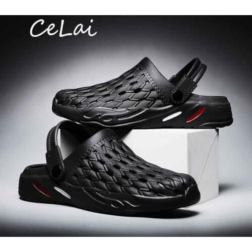 2021 Fashion Leisure Women Sandals Half Luxury Hole Sandals Crocsed Mens Shoes Spring Brand Men Casual Shoes Comfy Sandalias G27