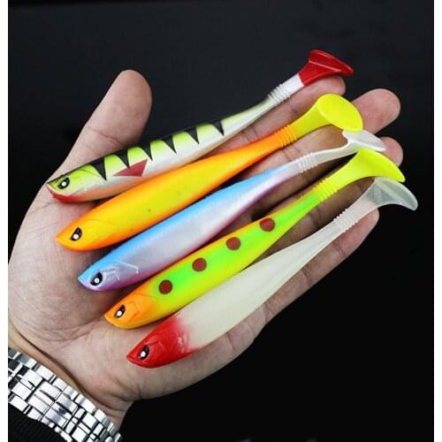 5pcs/Lot Soft Lures Silicone Bait 7cm 2g Goods For Fishing Sea Fishing Pva Swimbait Wobblers Artificial Tackle