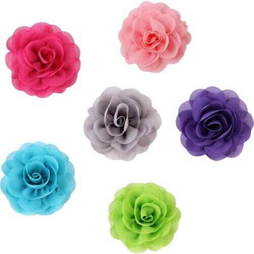 6PCS Pet Flower Decorative Cute Cat Floral Cute Dog Pet Collars Charm Kitten Neck Accessory Flower Headwear For Kitten Puppy