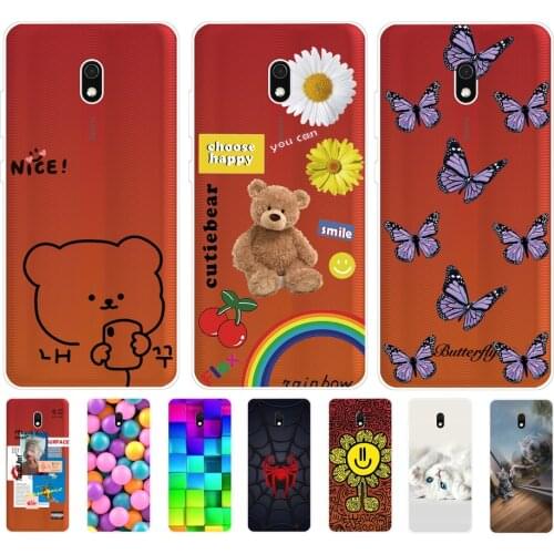 For Xiaomi Redmi 8A Cases 6.22" Cute Bumper Silicone TPU Soft Clear Phone Case For Xiaomi Redmi 8A Case For Redmi 8A Back Cover