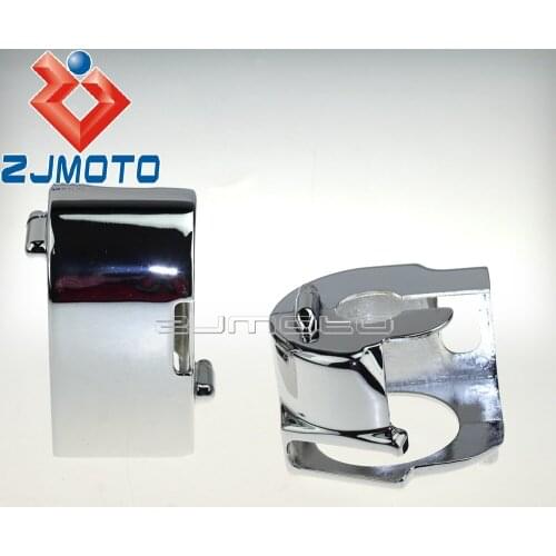Chrome Motorcycle Aluminum Switch Housing Covers For Yamaha XVS1100 V-star Custom 1999-2012