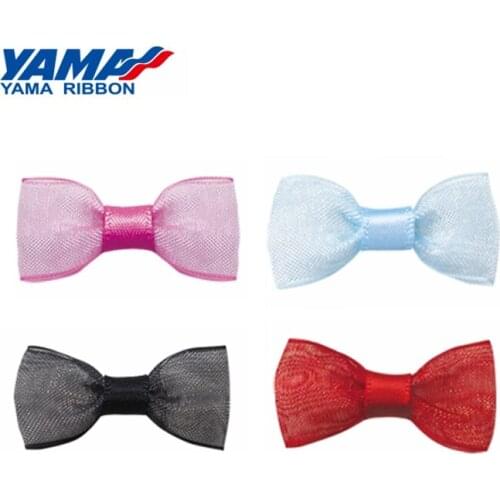 YAMA Ribbons Bow Width 32mm±3mm 200pcs/bag Organza Ribbon Bow Tie for Wedding Party Scrapbook DIY Decoration