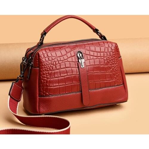 2021 New Fashion Ladies Crossbody Bag Messenger Bag Purse High Quality Genuine Leather Bag Small Fashion Women Shoulder Bag