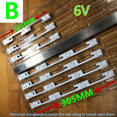 100% new 32 inch backlight strip 50PCS=(25PCS*4LED +25PCS*3LED) 1LED=6V KDL32MT626U 35019055 35019056