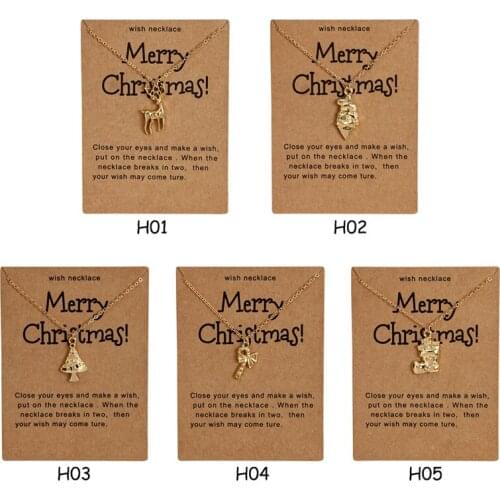 Christmas Necklaces Earrings Bracelets for Women Girls Xmas Gift Christmas Decorations for Home 2020 Navidad Christmas Ornaments