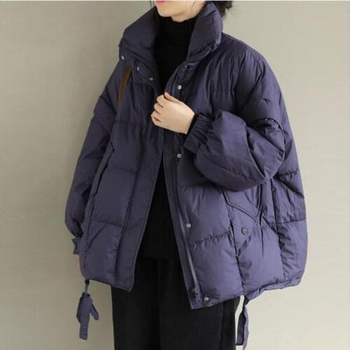 SEDUTMO Winter Fashion Oversize Duck Down Coat Women Pocket Warm Thick Jackets Black Autumn Casual Parkas ED1655