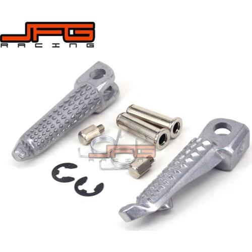 Footrest Front Foot Pegs Rests Pedals For KAWASAKI ZX6R ZX10R NINJA650R ER6N ER6F ER6 KLE650 Z750 Z1000 Z1000SX Motorcycle