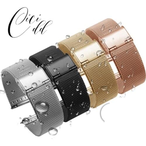 CICIDD Refined Steel Watch Band Suitable For Huawei Watch GT2 2 Pro Universal Honor Dream Milanmesh Wristband 20mm 22mm
