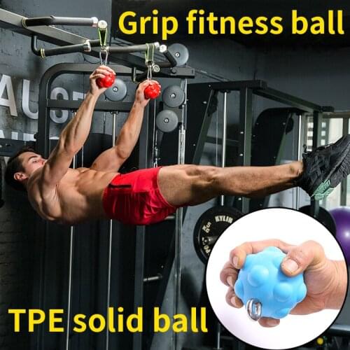 TPE Climbing Pull Up Power Ball Hold Grips - Durable and Non-Slip Hand Grips Strength Trainer Exerciser for Bouldering, Pull-up