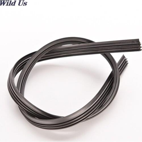 Universal Bracketless Frameless Windshield Wiper Wash Blade Refill Replacement 1pair=1pc Split 2pcs 28'' 26'' 24''car Bus Rubber