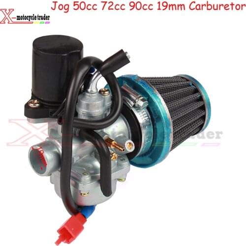 1PE40QMB Jog 50cc 72cc 90cc 19mm Carburetor with electric choke for Minarelli 2 stroke 1E40QMB Scooter Moped Carb PZ19J