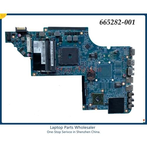 High quality Original 665282-001 FOR HP Pavilion DV6-6000 AMD Laptop Motherboard FS1 DDR3 100% Tested