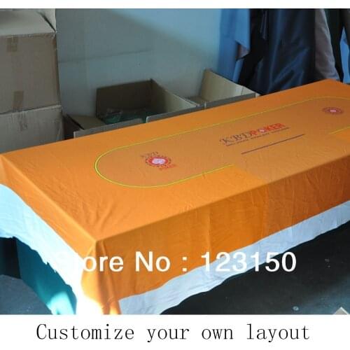WP-013 Professional Water Resistant Poker Table Cloth, Casino Layout Game Cloth 1PC