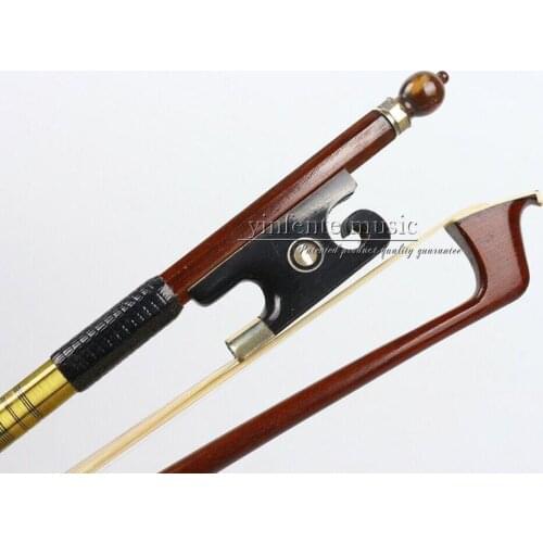 Yinfente 4/4 Violin Bow Horn Frog Brazilwood Straight well balanced Brazilwood Violin parts