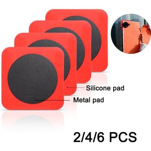 EHDIS 6pcs Vinyl Film Fixed Magnetic Holder Silicon Metal Pad Adsorption Patch Sheet Car Window Glass Anti-slip Wrapping Tools