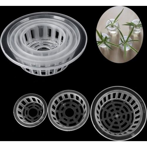 20Pcs Plastic Mesh Pots Net Cloning Basket Hydroponic Aquarium Insert Plants Growth Flower Pot Tray Garden Supplies