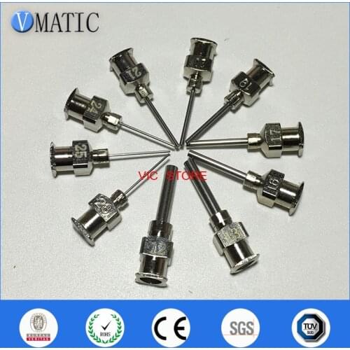 Free Shipping All Metal Stainless Steel Glue Dispensing Needle Tip 1/2 Inch Hysol Dymax EFD Fisnar 10Pcs