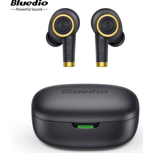 Bluedio Particle, Wireless Earphone, Bluetooth 5.0, Bass, Waterproof Earbuds, Wireless Headset, Sport, TWS, Charging Box, Mic