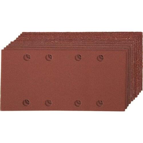 New Style Hook/Loop 1/3 Sheet Sanding Sander Sandpaper Pads 20 Pack Mixed Grit 40 120 Sandpaper