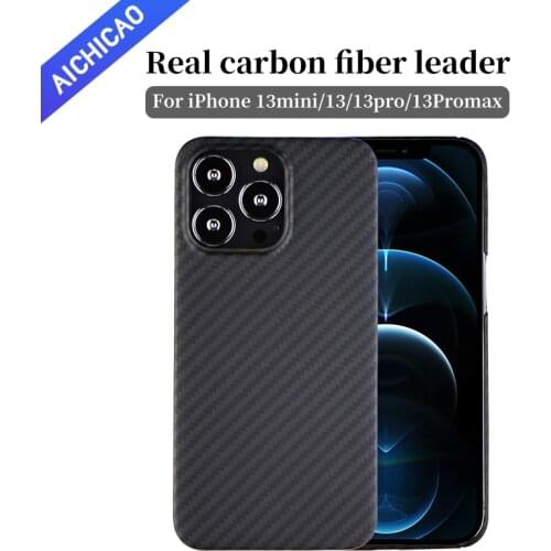 ACC-Carbon case real carbon fiber case For IPhone 13 Pro Max case Aramid fiber armor materials Ultra-thin for iphone 13 cover