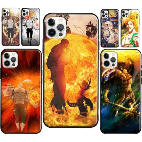 Escanor Seven Deadly Sins Phone Case For iPhone 11 12 Pro Max 12 Mini X XR XS MAX 7 8 Plus 5S SE 2020 Soft Cover