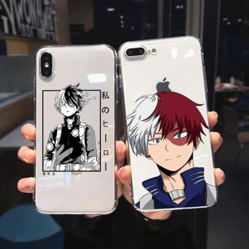 Cartoon My Hero Academy Anime Todoroki Phone Case For Huawei P Smart 2021 P30 P20 Lite Pro Y9 Prime Y6 Y7 2019 Nova 6 SE 2i Capa