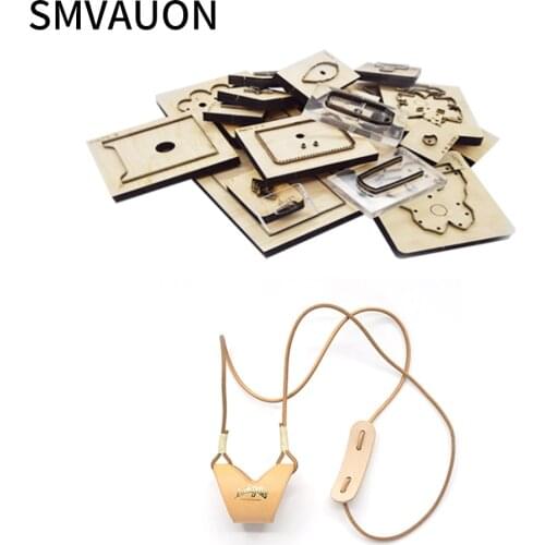 Glasse Holder Fashion Wood Mold Cutting Diy Lether Cutter Steel Mold Leather Bag Leather Cutter Die Cutter SMVAUON
