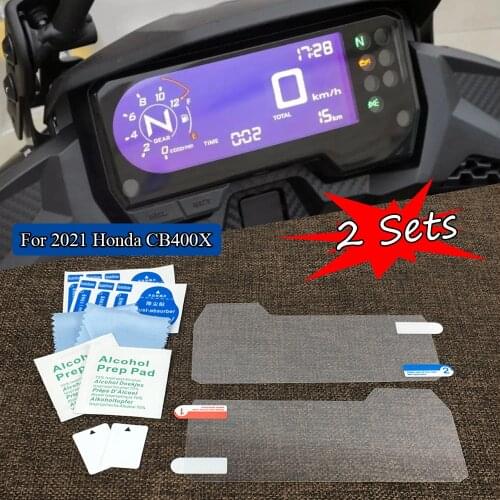 For 2021 Honda CB400X CB 400X CB400 X Screen Protector Cluster Dashboard Cover Scratch Protect Instrument Film Motor Parts