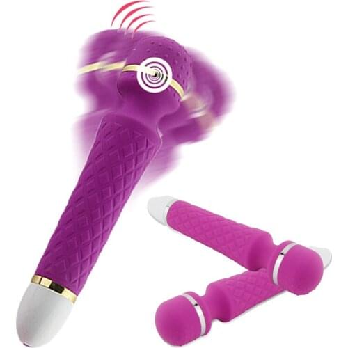 Women Toys Charging Big Magic Wand AV Vibrator Labia Clitoris Stimulator Massage Dildo Vibrator Masturbator Sex Toys for Woman