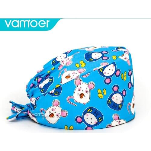 Doctor hat cap Medical work scrubs hat health nursing scrubs cap Pet Grooming doctor work hat Health service Surgical scrubs cap