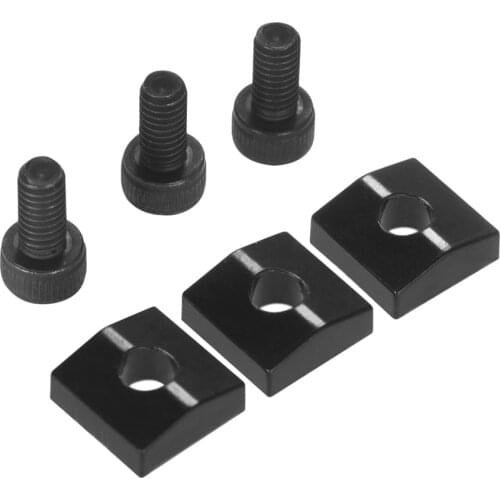 3pcs Electric Guitar Tremolo Bridge String Locks Strings Locking System Metal Nut Block & Clamp Hex Screws Guitar Accessories