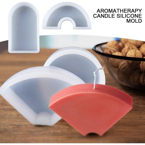 DIY Candle Mold Furniture Decoration Ornaments Crafts Aromatherapy Candle Geometric Polygon Silicone Mold Candle Making Mold