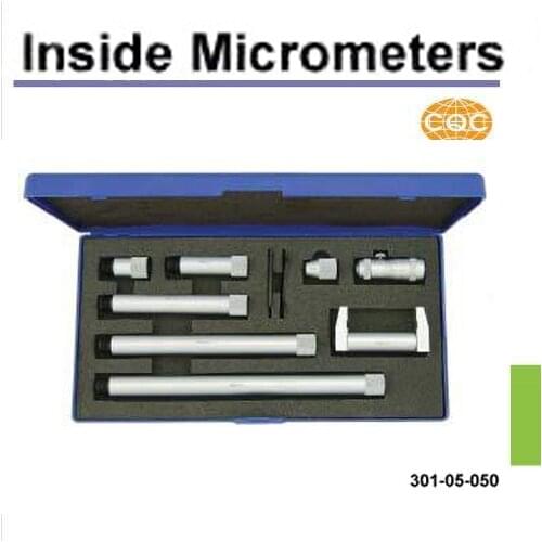 Inside Micrometers 50-250 50-600mm The stem diameter micrometer Measure inner diameter size, groove width, distance between two