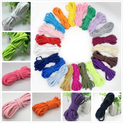5meter Cotton Twisted Cord Rope Braided Macrame String Craft DIY Sewing Supply
