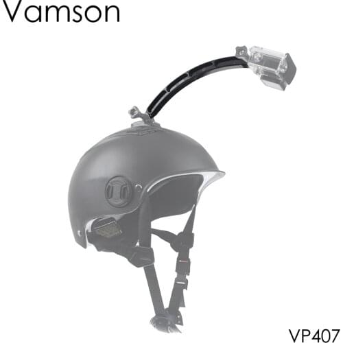 Vamson for GoPro 8 Accessories Helmet Extension Arm Kit Self Photo Mount For Gopro Hero 7 6 5 4 for Yi 4K for SJCAM VP407