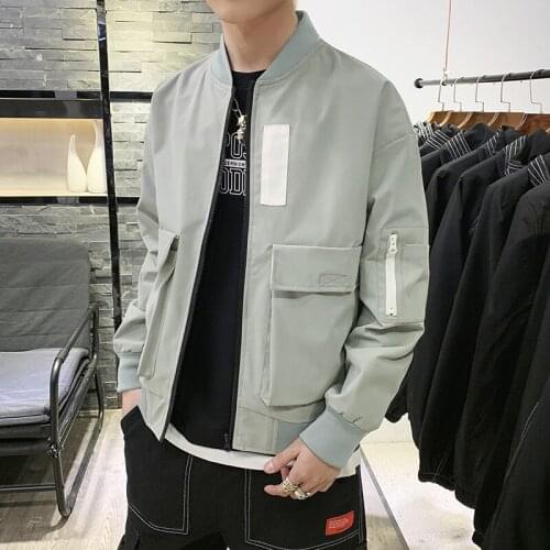 Men Vintage Baseball uniform Mens College Patchwork Jacket Pilot Jacket Autumn windbreaker streetwear Men Oversized Bomber