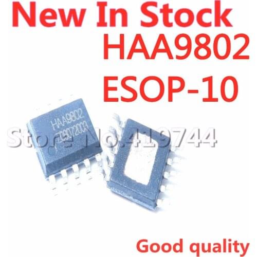 10PCS/LOT HAA9802 ESOP-10 SMD boost with anti-breaking sound audio power amplifier chip In Stock NEW original IC