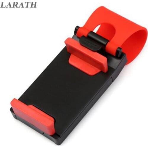 Fashion Universal Car Steering Wheel Clip Mount Holder for iPhone Samsung Mobile Phone GPS , Car styling