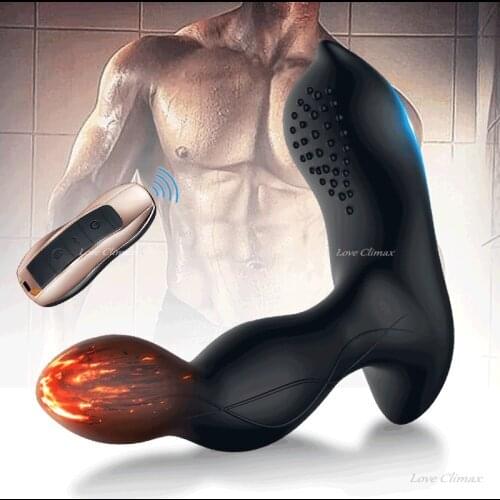 Mens Sex Toys Anal Remote Control Vibrator Finger Prostate Massager Anal Stimulator Silicone Butt Plug Male Masturbation Adult