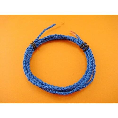 Blue 76 core special soft oxygen-free copper tpe 4 shares fever hifi diy headphones upgrade wire