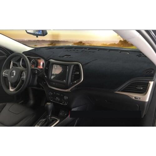 Polyester car dashboard non slip carpet anti Reflective pad for jeep cherokee KL 2014 2015 2016 2017 2018 2019 2020 mats carpet