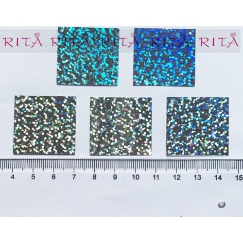 New!! 120pcs/lot 30mm Large Square Flat Loose Sequin Paillette Sewing,Wedding Craft,Women Kids DIY Garment Accessory SC21