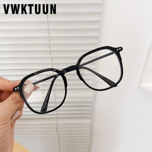 VWKTUUN Anti Blue Light Glasses Transparent Eye glasses Frames For Women Men Optical Glasses Square Spectacles Myopia Glasses